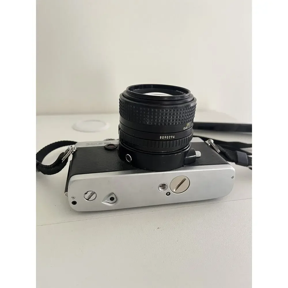 Untested Minolta XG9 Film Camera with MD 50mm Lens & Quantaray Flash PARTS